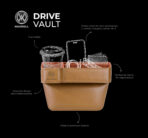 Maxwell Drive Vault Car Seat Gap Storage Box