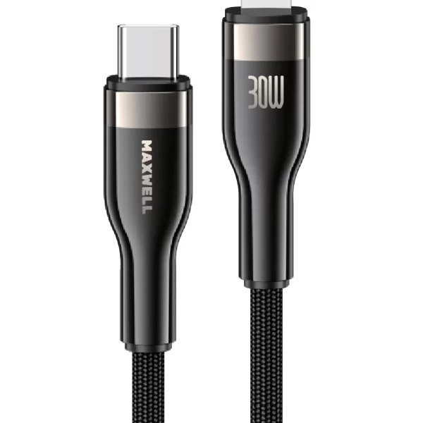 Maxwell Turbo Line Series USB-C Compatible with Maxwell Lightning (1.2 Meter)