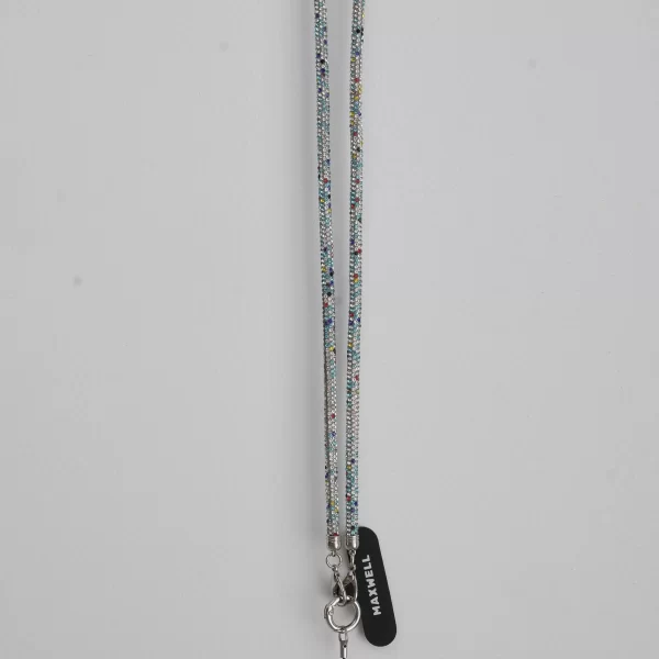 Maxwell Diamond Phone Neck Lanyard with Detachable Key Chain Holder