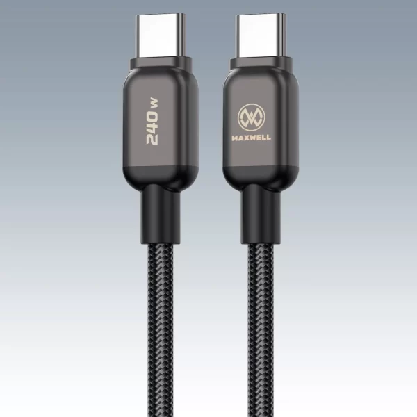 Maxwell Thunder Line Series Fast Charging Cable USB-C to USB- C 240W Compatible with iPhone 16 Pro Max